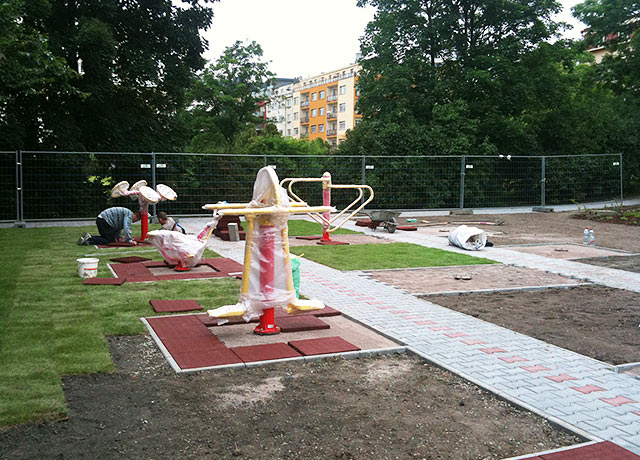 Playground construction