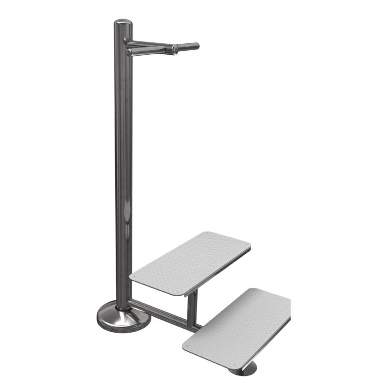 CE 53 – STAINLESS STEEL STEPS WITH HANDLE